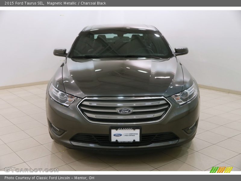 Magnetic Metallic / Charcoal Black 2015 Ford Taurus SEL