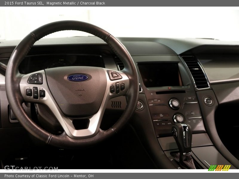 Magnetic Metallic / Charcoal Black 2015 Ford Taurus SEL