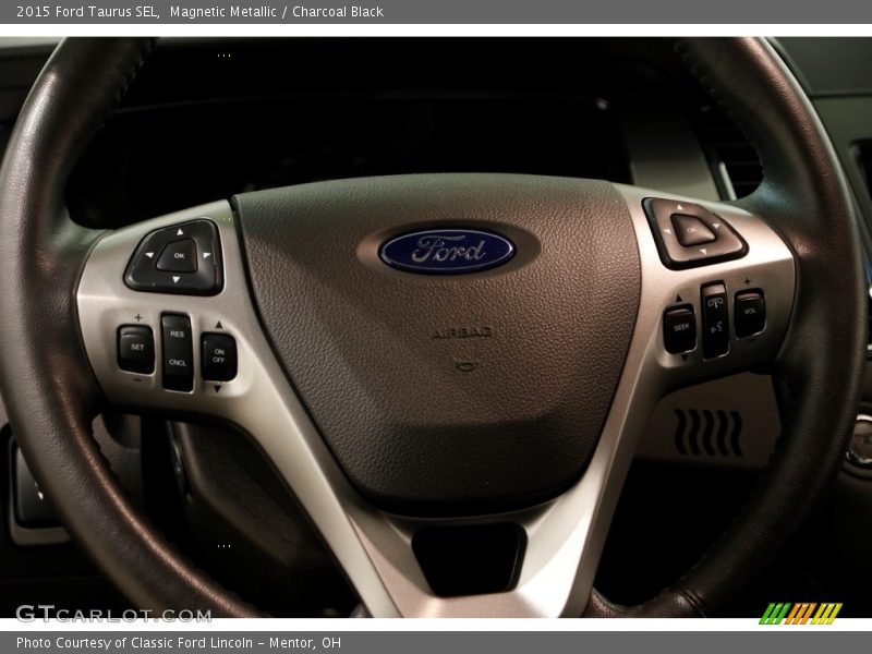 Magnetic Metallic / Charcoal Black 2015 Ford Taurus SEL
