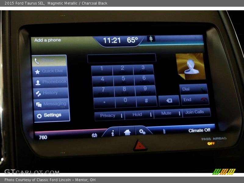 Magnetic Metallic / Charcoal Black 2015 Ford Taurus SEL