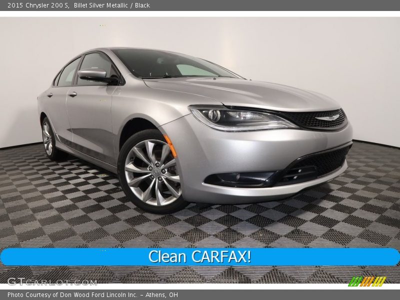 Billet Silver Metallic / Black 2015 Chrysler 200 S