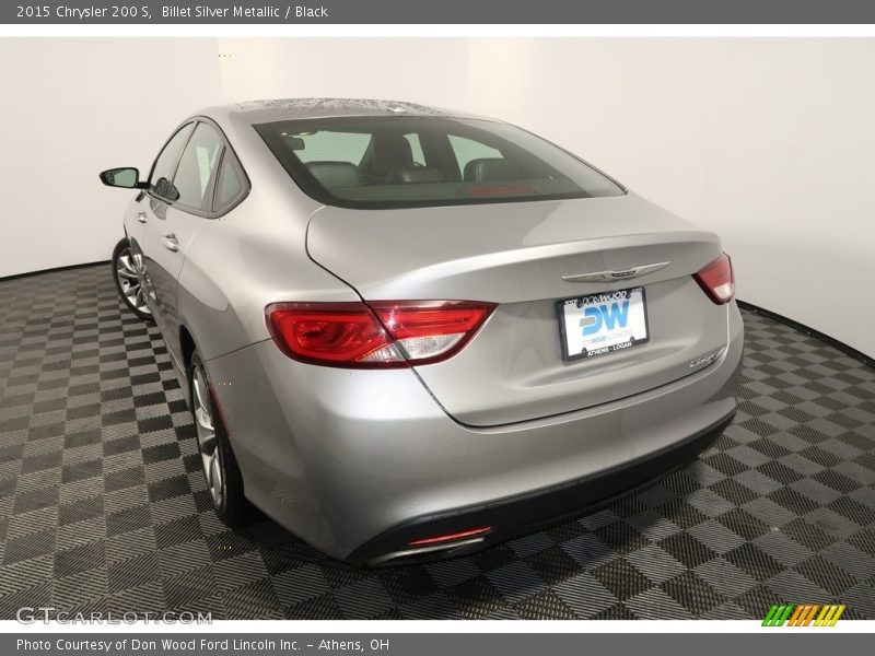 Billet Silver Metallic / Black 2015 Chrysler 200 S