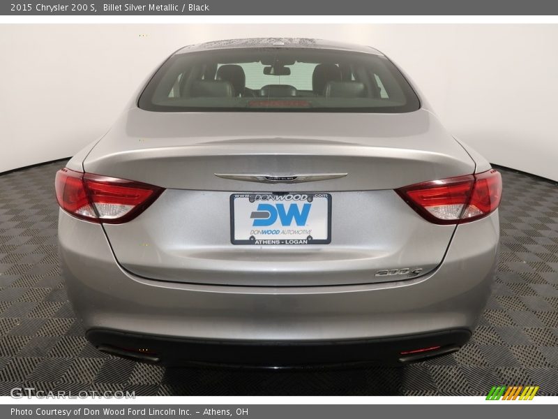 Billet Silver Metallic / Black 2015 Chrysler 200 S