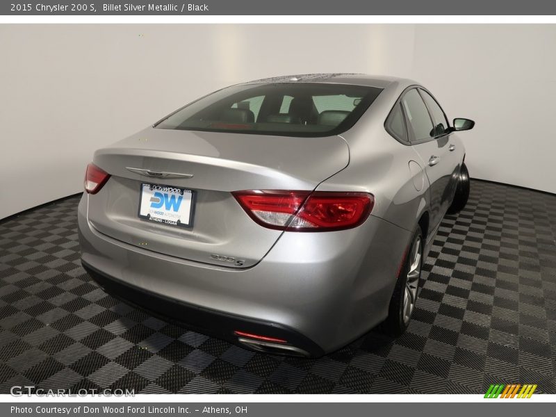 Billet Silver Metallic / Black 2015 Chrysler 200 S