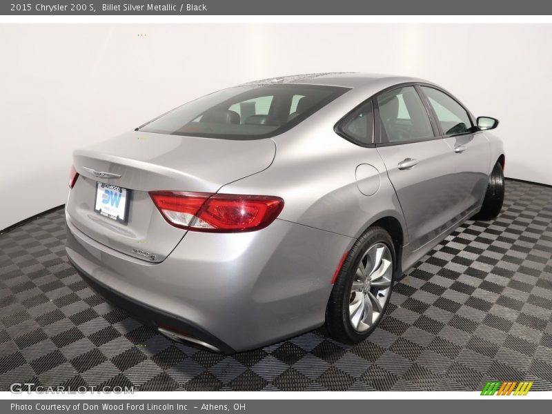 Billet Silver Metallic / Black 2015 Chrysler 200 S