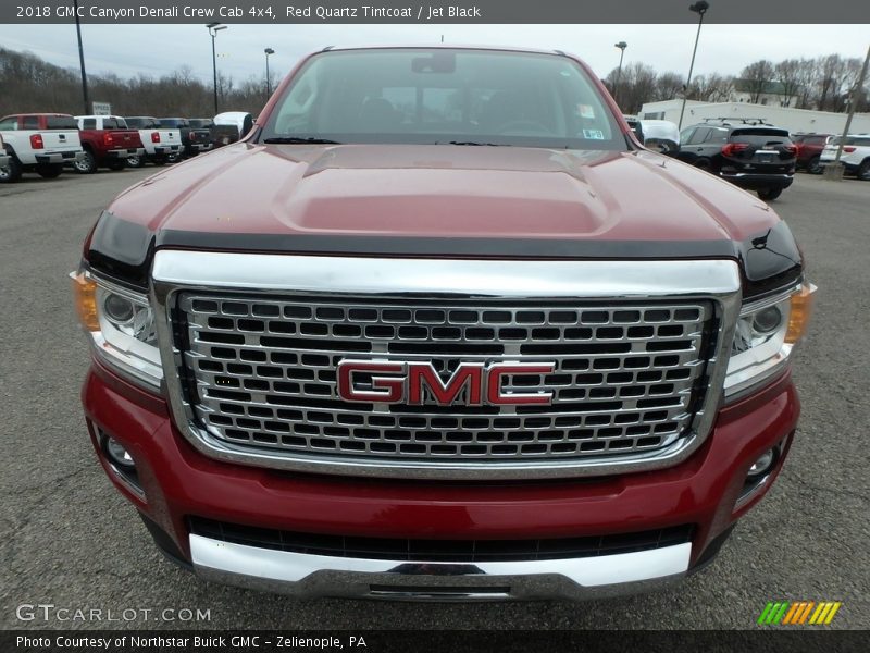 Red Quartz Tintcoat / Jet Black 2018 GMC Canyon Denali Crew Cab 4x4