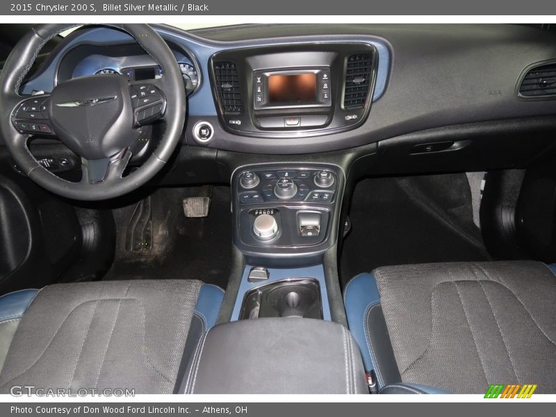 Billet Silver Metallic / Black 2015 Chrysler 200 S