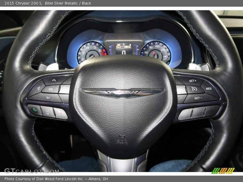 Billet Silver Metallic / Black 2015 Chrysler 200 S
