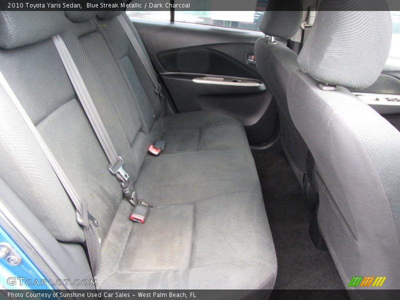 Blue Streak Metallic / Dark Charcoal 2010 Toyota Yaris Sedan