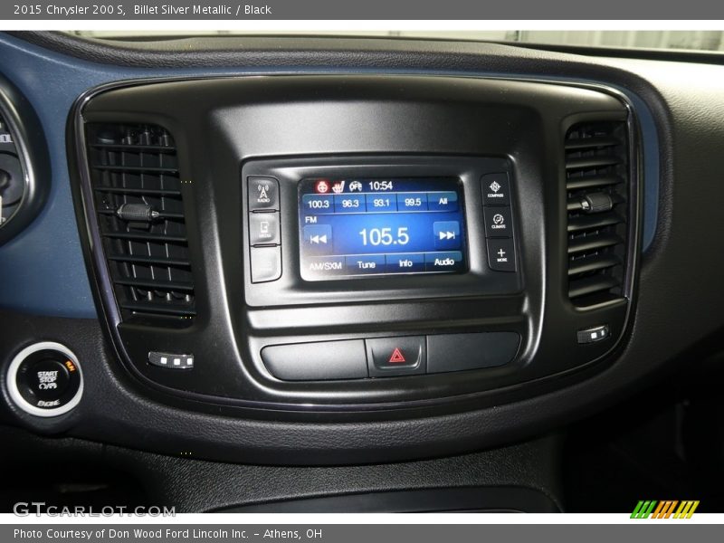 Billet Silver Metallic / Black 2015 Chrysler 200 S