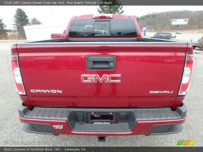 Red Quartz Tintcoat / Jet Black 2018 GMC Canyon Denali Crew Cab 4x4