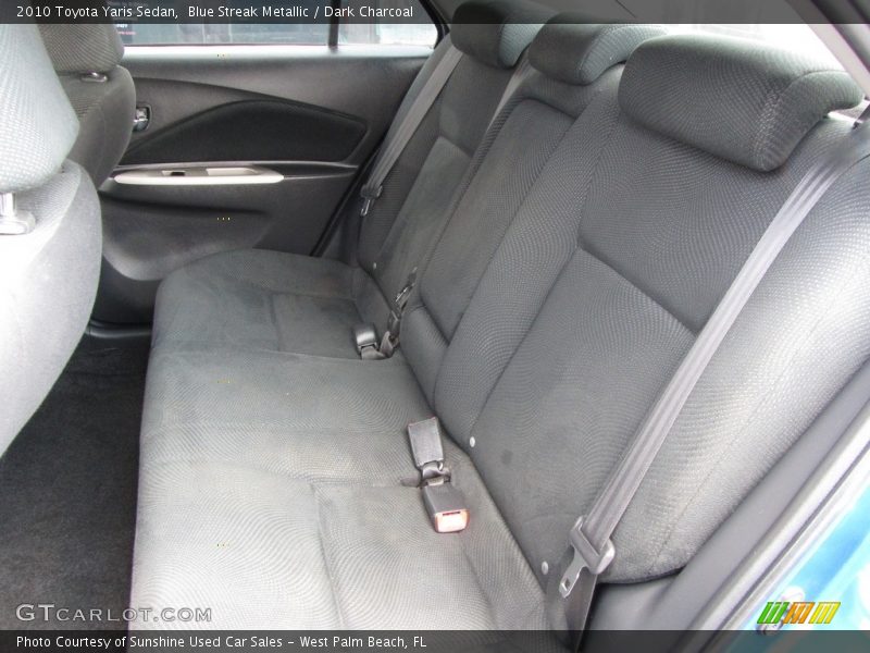 Blue Streak Metallic / Dark Charcoal 2010 Toyota Yaris Sedan