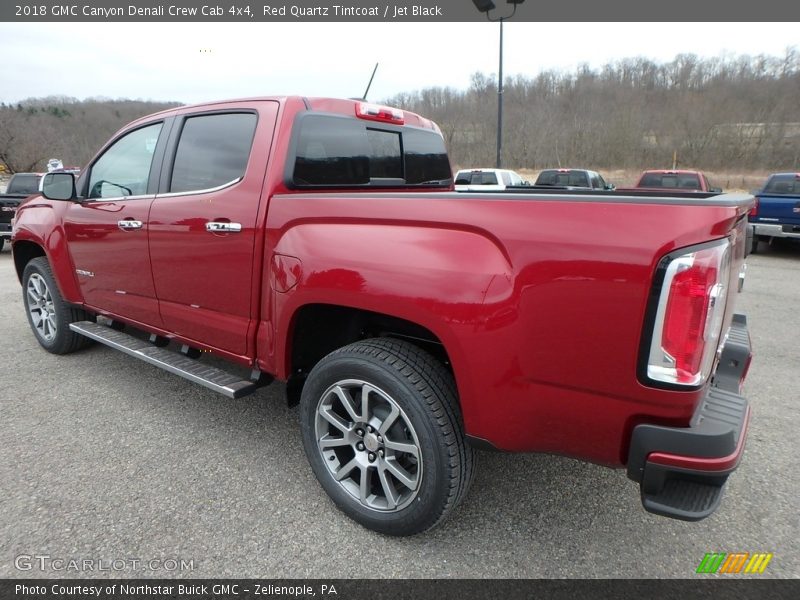 Red Quartz Tintcoat / Jet Black 2018 GMC Canyon Denali Crew Cab 4x4