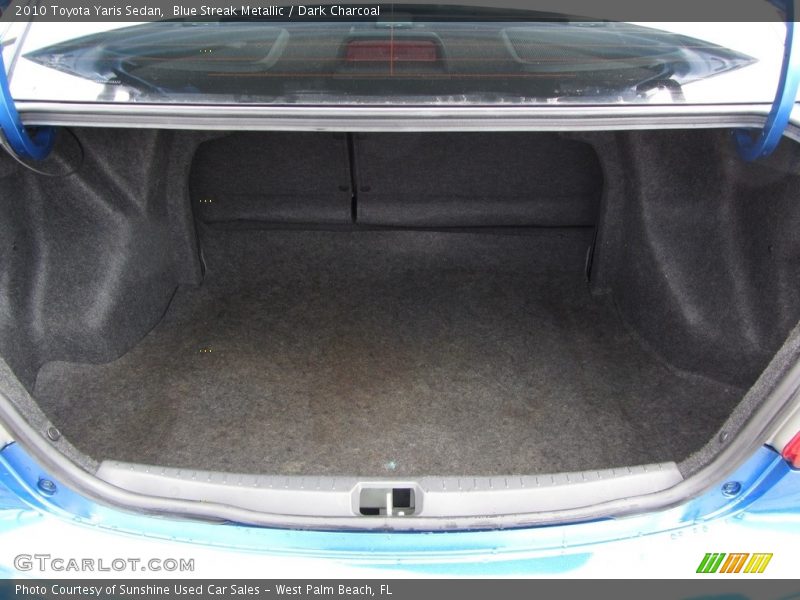 Blue Streak Metallic / Dark Charcoal 2010 Toyota Yaris Sedan