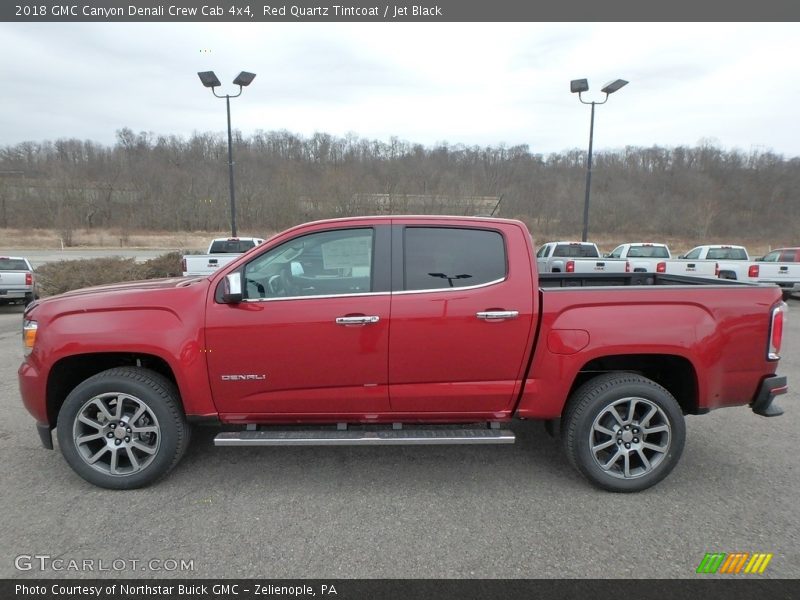 Red Quartz Tintcoat / Jet Black 2018 GMC Canyon Denali Crew Cab 4x4