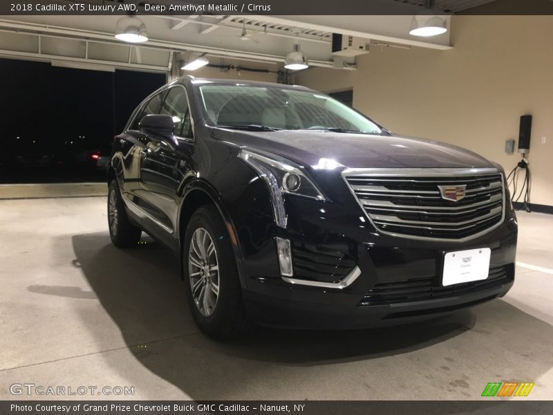 Deep Amethyst Metallic / Cirrus 2018 Cadillac XT5 Luxury AWD