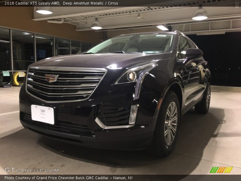 Deep Amethyst Metallic / Cirrus 2018 Cadillac XT5 Luxury AWD