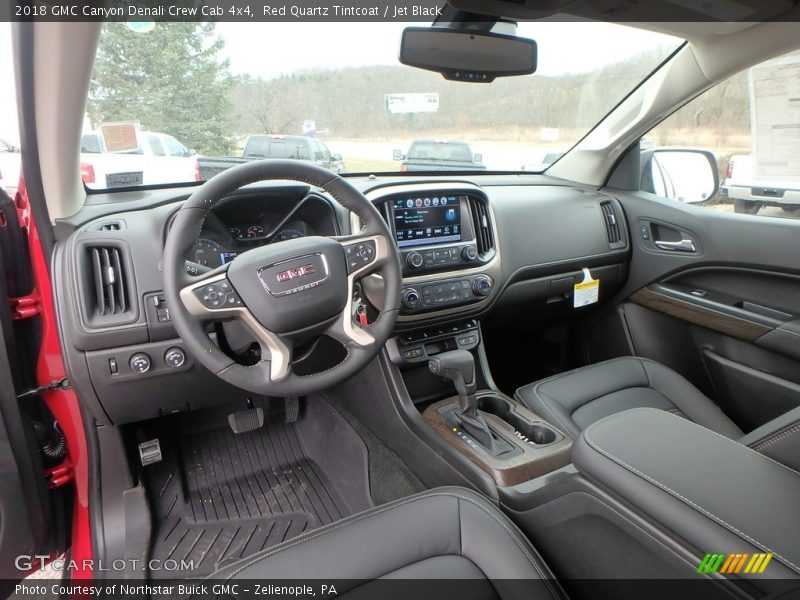  2018 Canyon Denali Crew Cab 4x4 Jet Black Interior