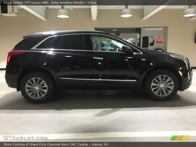 Deep Amethyst Metallic / Cirrus 2018 Cadillac XT5 Luxury AWD