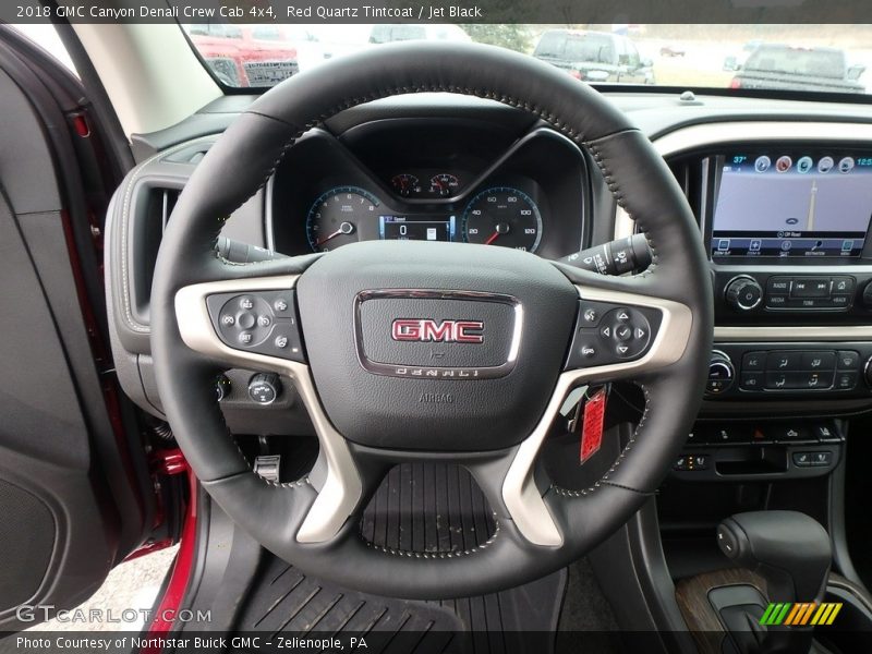 Red Quartz Tintcoat / Jet Black 2018 GMC Canyon Denali Crew Cab 4x4