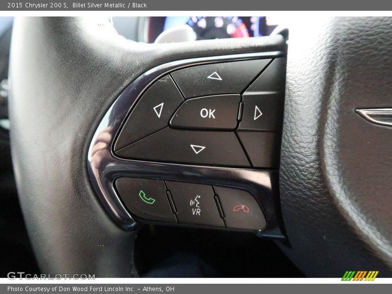 Billet Silver Metallic / Black 2015 Chrysler 200 S