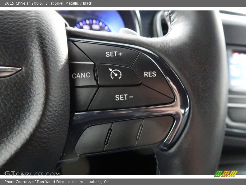 Billet Silver Metallic / Black 2015 Chrysler 200 S
