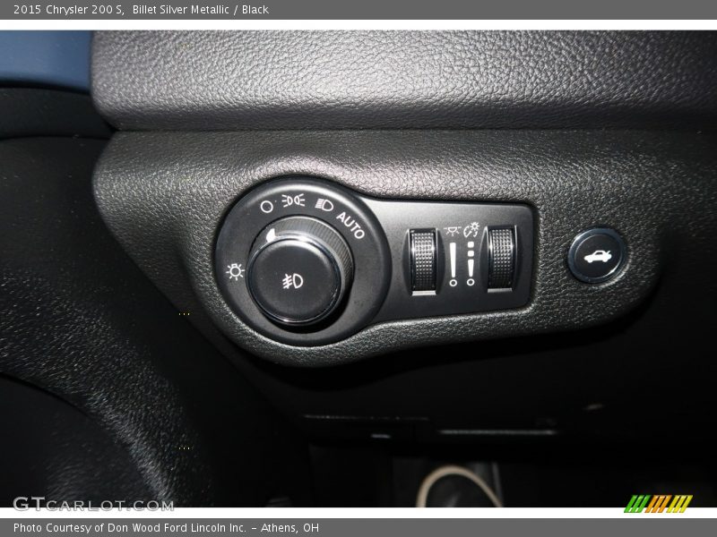 Billet Silver Metallic / Black 2015 Chrysler 200 S