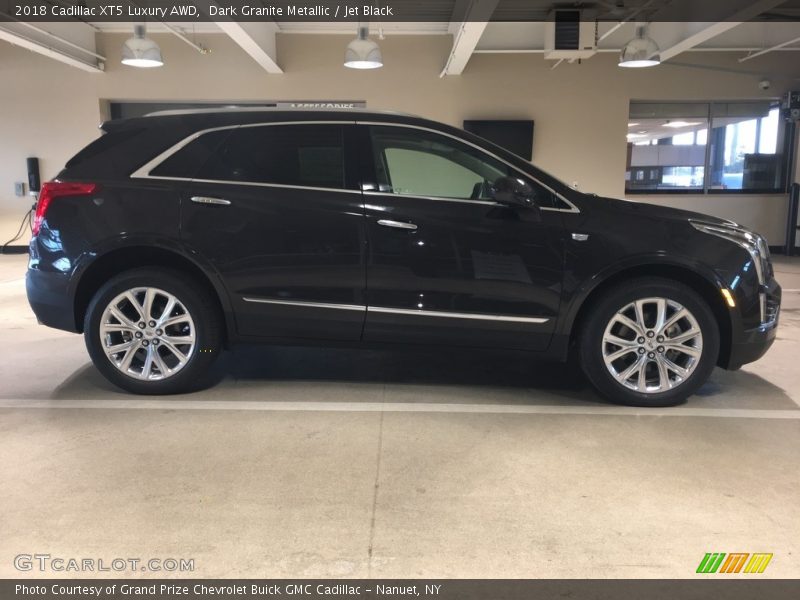 Dark Granite Metallic / Jet Black 2018 Cadillac XT5 Luxury AWD