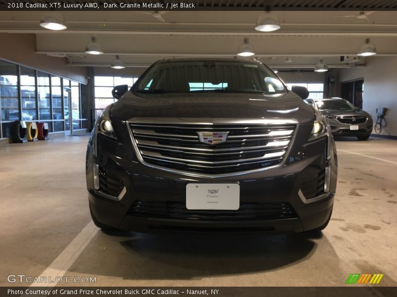 Dark Granite Metallic / Jet Black 2018 Cadillac XT5 Luxury AWD