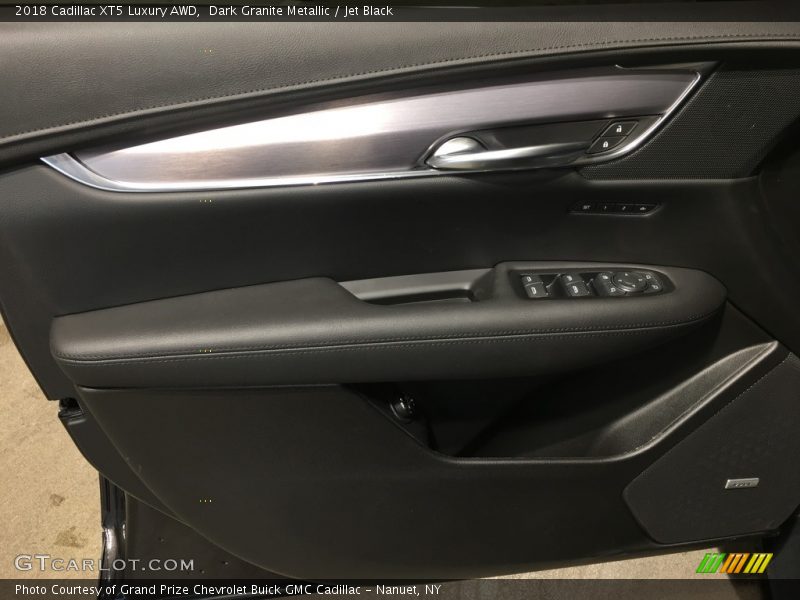 Dark Granite Metallic / Jet Black 2018 Cadillac XT5 Luxury AWD