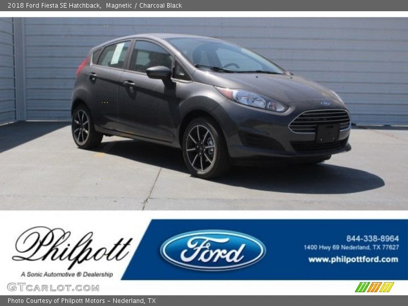 Magnetic / Charcoal Black 2018 Ford Fiesta SE Hatchback