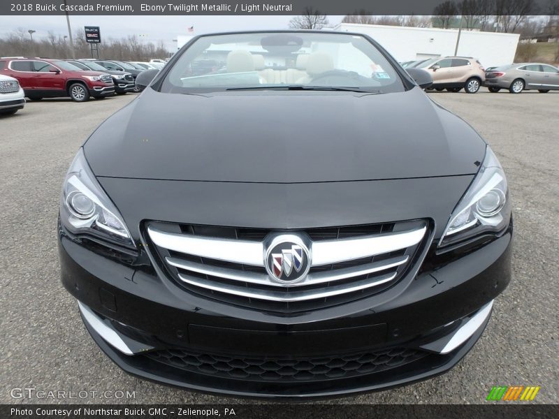 Ebony Twilight Metallic / Light Neutral 2018 Buick Cascada Premium