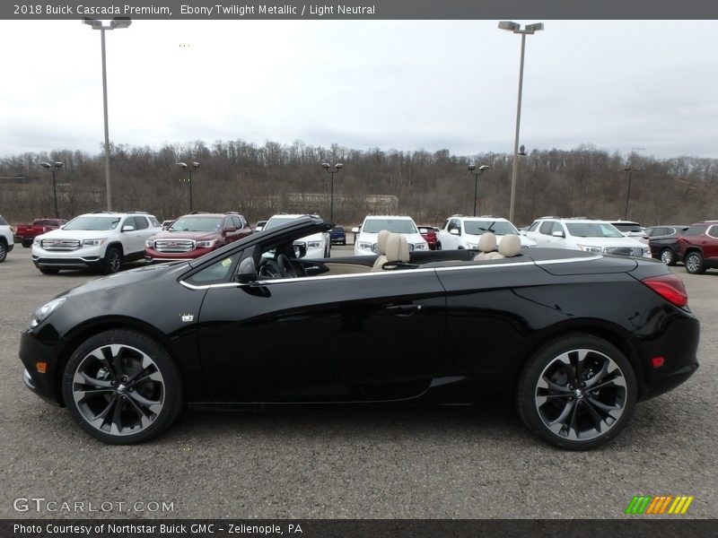 Ebony Twilight Metallic / Light Neutral 2018 Buick Cascada Premium