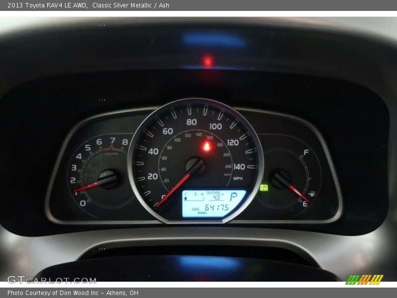 Classic Silver Metallic / Ash 2013 Toyota RAV4 LE AWD