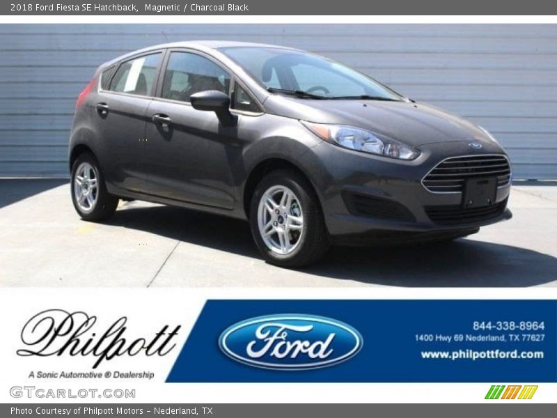 Magnetic / Charcoal Black 2018 Ford Fiesta SE Hatchback