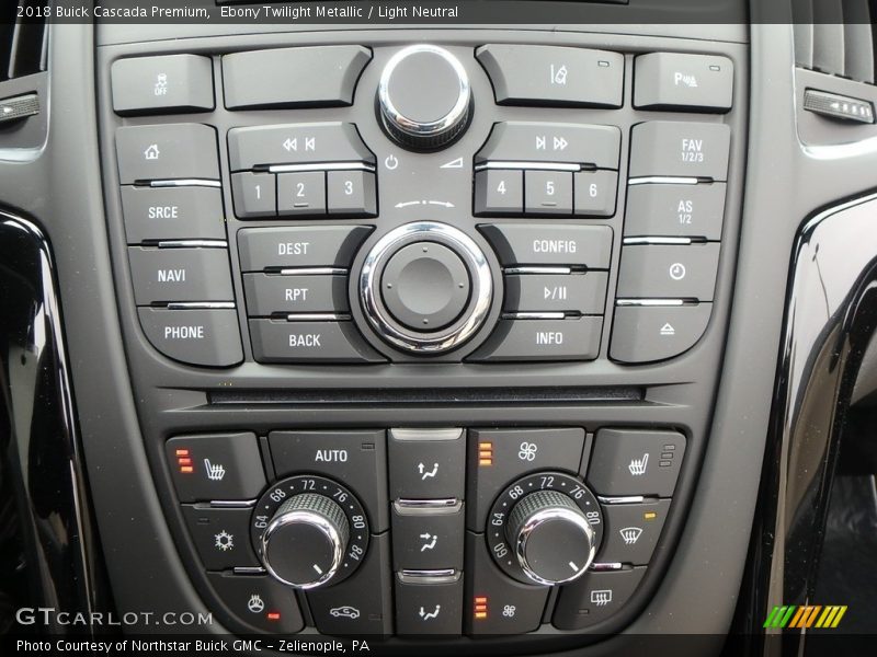 Controls of 2018 Cascada Premium