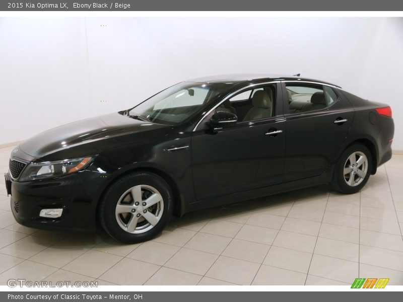 Ebony Black / Beige 2015 Kia Optima LX