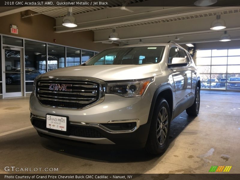 Quicksilver Metallic / Jet Black 2018 GMC Acadia SLT AWD