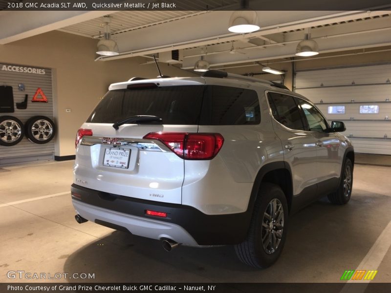 Quicksilver Metallic / Jet Black 2018 GMC Acadia SLT AWD
