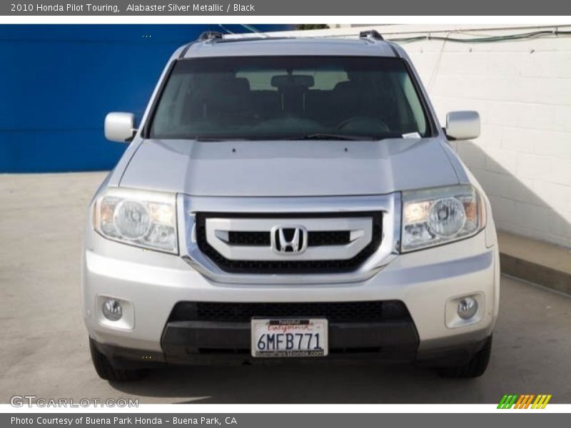 Alabaster Silver Metallic / Black 2010 Honda Pilot Touring