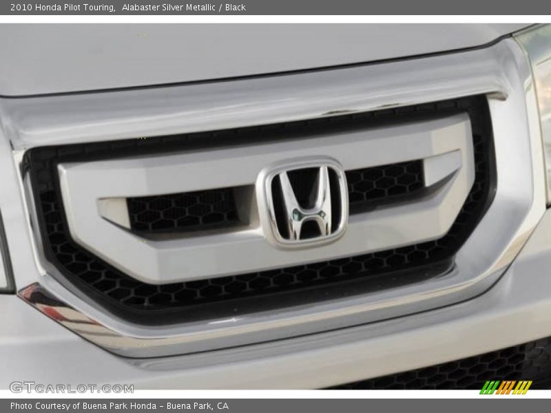 Alabaster Silver Metallic / Black 2010 Honda Pilot Touring