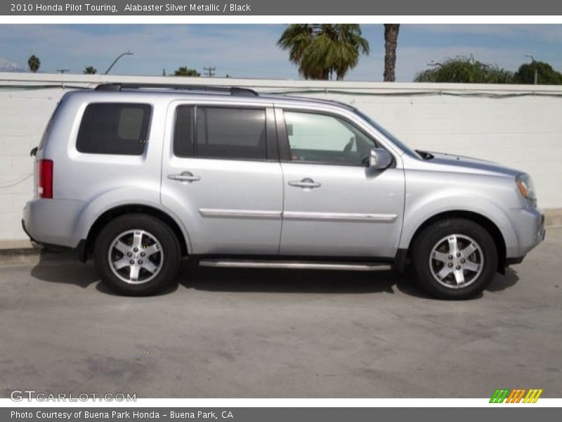 Alabaster Silver Metallic / Black 2010 Honda Pilot Touring
