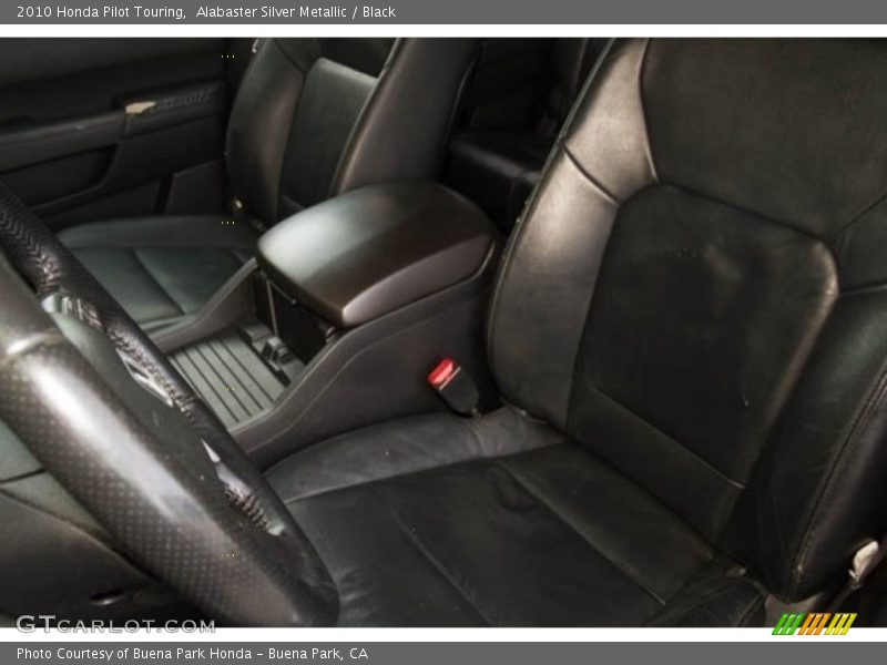 Alabaster Silver Metallic / Black 2010 Honda Pilot Touring