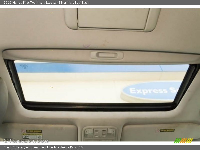 Alabaster Silver Metallic / Black 2010 Honda Pilot Touring