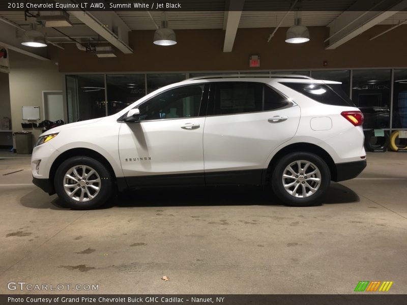 Summit White / Jet Black 2018 Chevrolet Equinox LT AWD