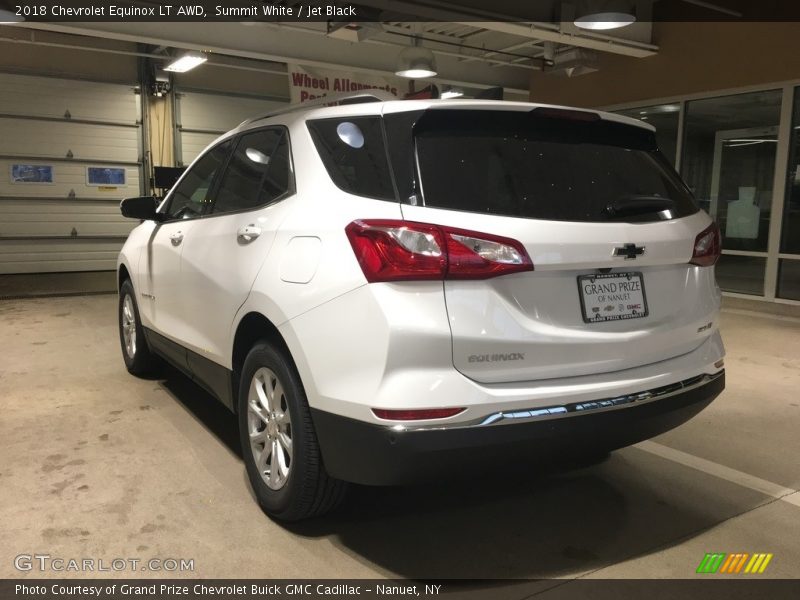 Summit White / Jet Black 2018 Chevrolet Equinox LT AWD