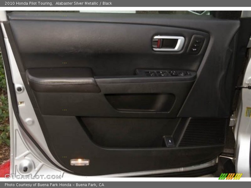 Alabaster Silver Metallic / Black 2010 Honda Pilot Touring