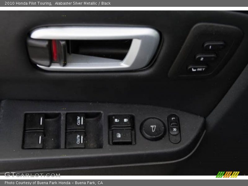 Alabaster Silver Metallic / Black 2010 Honda Pilot Touring