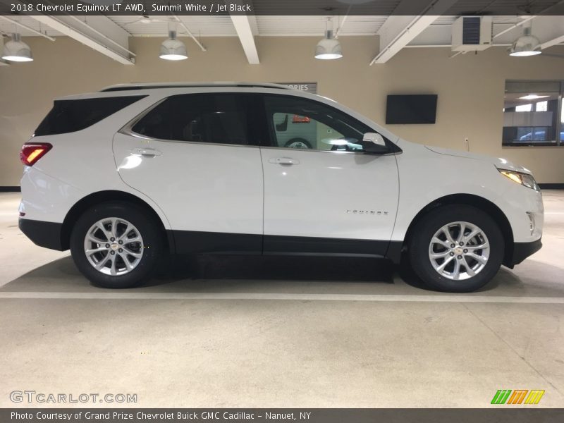 Summit White / Jet Black 2018 Chevrolet Equinox LT AWD