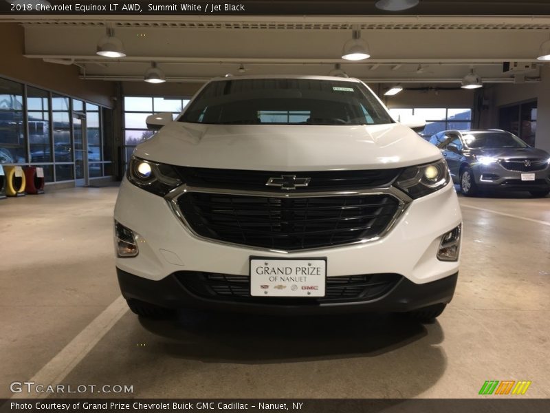 Summit White / Jet Black 2018 Chevrolet Equinox LT AWD